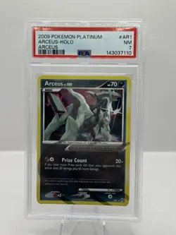 2009 Pokemon Platinum #AR1 Arceus Holo Arceus PSA 7 - Image 1