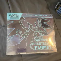 Pokemon TCG Elite Trainer Box Mega Evolution Phantasmal Flames 9 Booster Packs - Image 1