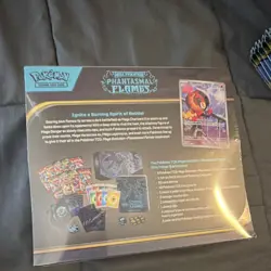 Pokemon TCG Elite Trainer Box Mega Evolution Phantasmal Flames 9 Booster Packs - Image 3