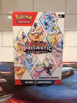 Pokemon TCG: S&V Prismatic Evolutions Booster Bundle (6pks) Factory Sealed - Image 1