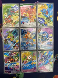 Pokemon TCG First Partner Illustration Collection 2026 Promos Full Set NM - Image 1