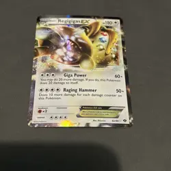 2012 Pokemon BW Next Destinies - Regigigas EX - 82/99 Ultra Rare NM - Image 1