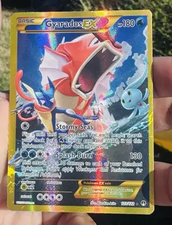 Pokemon TCG Gyarados EX 123/122 XY Breakpoint 2016 Secret Holo Rare NM - Image 1