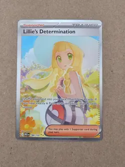 Lillie's Determination 184/132 Mega Evolutions Special Illustration Pokemon TCG - Image 1