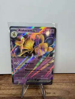 Alakazam ex (Error No Star Pattern) Pokemon BLACK STAR Promo #050 Holo - Image 1