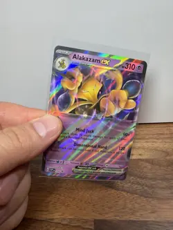 Alakazam ex (Error No Star Pattern) Pokemon BLACK STAR Promo #050 Holo - Image 3