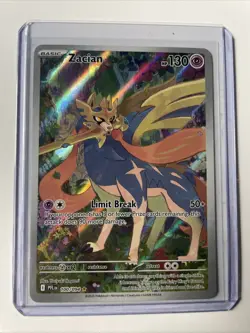 Zacian 100/094 Illustration Rare Pokemon Phantasmal Flames NM - Image 3