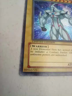 Yugioh Elemental Hero Neos CT03-EN001 Limited Edition Secret Rare - Image 4