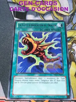 CARTE Yu Gi Oh LA FLUTE D'INVOCATION DU DRAGON DL17-FR013 TITRE VIOLET - Image 1