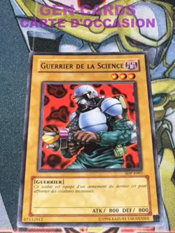 CARTE Yu Gi Oh GUERRIER DE LA SCIENCE SDP-F097 EXCELLENT G50 - Image 1