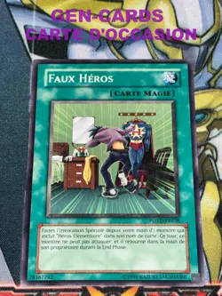 CARTE Yu Gi Oh FAUX HEROS POTD-FR038 NEAR MINT - Image 1