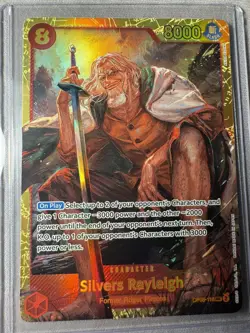 One Piece TCG - Silvers Rayleigh -OP08-118 -Foil - SEC– The Best Vol.2 – M/NM - Image 1