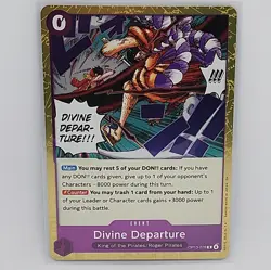 Divine Departure OP13-076 (R) Carrying on His Will English One Piece Card - Image 1