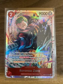 One Piece Roronoa Zoro EB04-007 SR ENGLISH OP15 - Image 1
