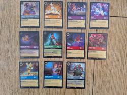 DISNEY LORCANA INTO THE INKLANDS JOB LOT BUNDLE - 11 SUPER RARE CARDS - NO DUPES - Image 1