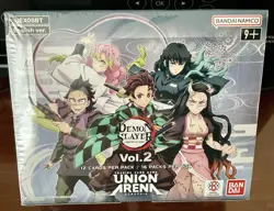 Union Arena Demon Slayer Vol.2 Booster Box (English) SEALED + Acrylic Case 🔥 - Image 1