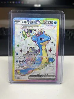 LAPRAS EX #158/142 POKEMON Stellar Crown (Rare, NM) ENGLISH - Image 1