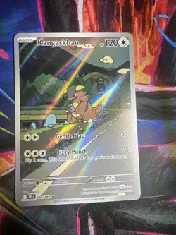 Pokemon TCG Kangaskhan Holo Illustration Rare Card 204/182 Sv10: Destined Rivals - Image 1