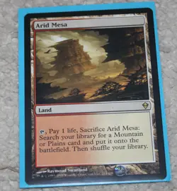 Magic the Gathering Arid Mesa Zendikar Card Regular NM - Image 1