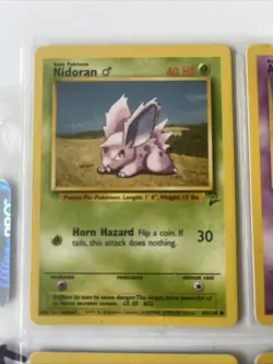 Pokemon Cards Lot 9 Regular Base Set 2 Common NM 1999 Vintage WOTC Unlimited - Image 3