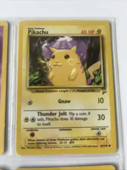 Pokemon Cards Lot 9 Regular Base Set 2 Common NM 1999 Vintage WOTC Unlimited - Image 5