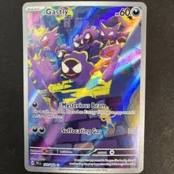 Pokemon Gastly SV05: Temporal Forces Illustration Rare Full Art Holo Card - Image 1