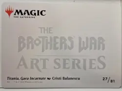 Titania, Gaea Incarnate - GOLD STAMPED ART CARD- Magic the Gathering MTG - Image 2