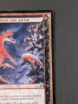 MTG - 1x Tooth Claw and Tail - Archenemy, Oversize Card LP - Magic the Gathering - Image 5