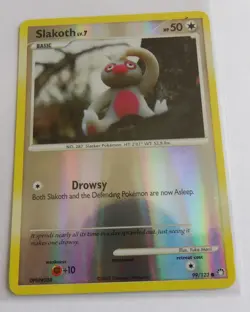 Pokemon Card Mysterious Treasures Slakoth Reverse Holo 99/123 - - Image 2