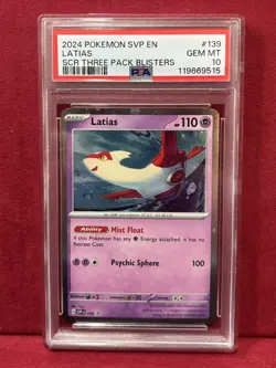 PSA 10 - Latias - 139 (Cosmo Holo) - SV: Scarlet & Violet Promo Cards - Image 1
