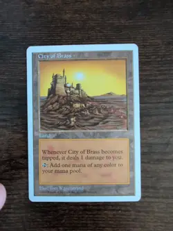 MTG Fifth Edition City Of Brass - Image 1