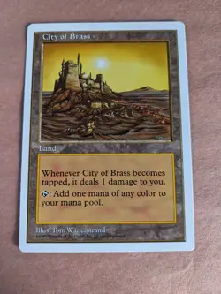MTG City of Brass Fifth Edition Rare LP - Image 1