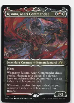 Risona, Asari Commander (Showcase) (Foil Etched) *Foil* NEO 425 NM - Image 1