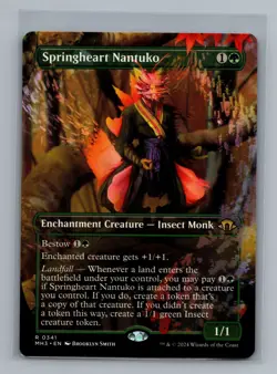 MTG: Modern Horizons 3 - Springheart Nantuko - Borderless Rare - #0341 NM - Image 1