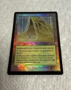 Rushwood Grove 1999 Mercadian Masques FOIL Colorless Uncommon Land MTG NM - Image 1