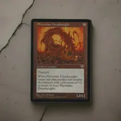 4x Phrexian Dreadnought MTG Mirage Nm Played Reserve List. Free Shipping - Image 2