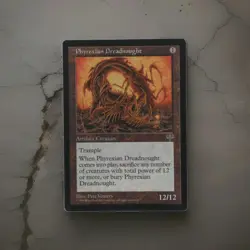 4x Phrexian Dreadnought MTG Mirage Nm Played Reserve List. Free Shipping - Image 3