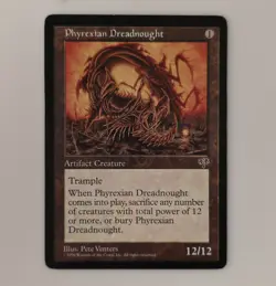 4x Phrexian Dreadnought MTG Mirage Nm Played Reserve List. Free Shipping - Image 5