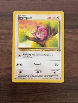 Pokemon TCG Jigglypuff 54/64 Jungle Regular NM - Image 1