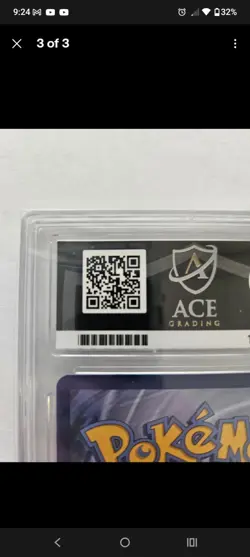 Mewtwo EX XY183 Black Star Promo Holo Pokemon Card Ace 7 - Image 3
