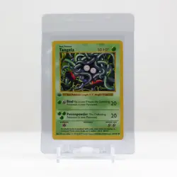 Tangela Pokemon 1st edition base set 66/102 1999 stamp raw mint clean WOTC - Image 1