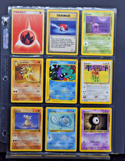 Pokemon Card Vintage Binder Find Lot of 9 Cards 1999 2002 2006 - Image 1
