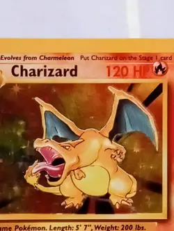1999 Pokemon Game Base Set Charizard 4/102 Holo Foil Unlimited WOTC Original - Image 3