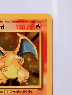 1999 Pokemon Game Base Set Charizard 4/102 Holo Foil Unlimited WOTC Original - Image 4