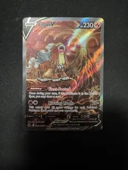 Entei V GG36/GG70 Sword & Shield Crown Zenith Galarian Gallery Pokemon Card - Image 1