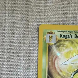 Pokemon TCG Gym Challenge 1st Edition Koga’s Beedrill 9/132 HOLO SWIRL Rare - Image 3