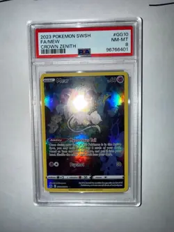 PSA 8MINT Mew Galarian Gallery #GG10/GG70 SWSH Crown Zenith 2023 Pokemon - Image 2