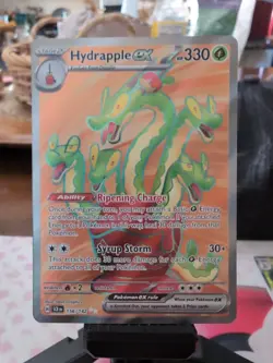 Hydrapple EX 156/142 Stellar Crown Ultra Rare Pokemon TCG NM - Image 1