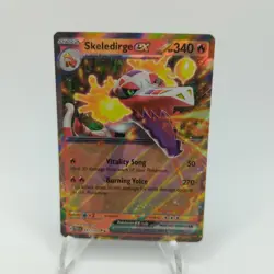 Pokemon TCG Skeledirge ex Scarlet & Violet - Paldea Evolved 037/193 Holo Double - Image 1