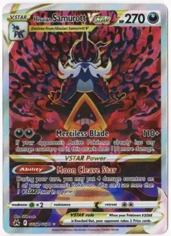 Hisuian Samurott VSTAR GG52/GG70 Pokemon Crown Zenith: Galarian Gallery NM - Image 1